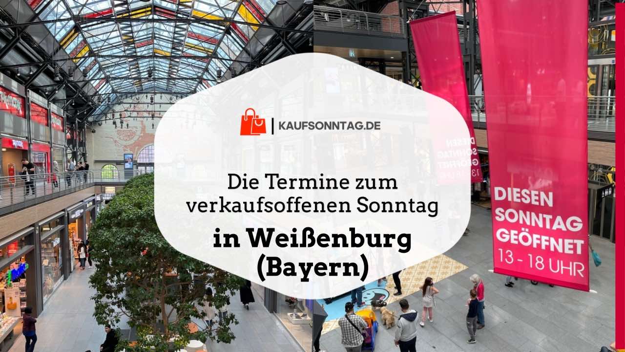 Termine zum verkaufsoffenen Sonntag in Dorfen