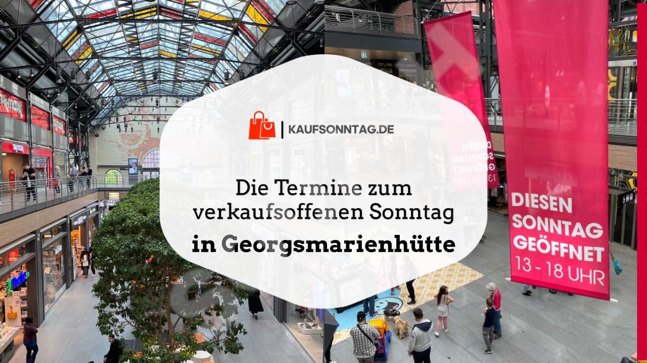 Termine zum verkaufsoffenen Sonntag in Georgsmarienhütte