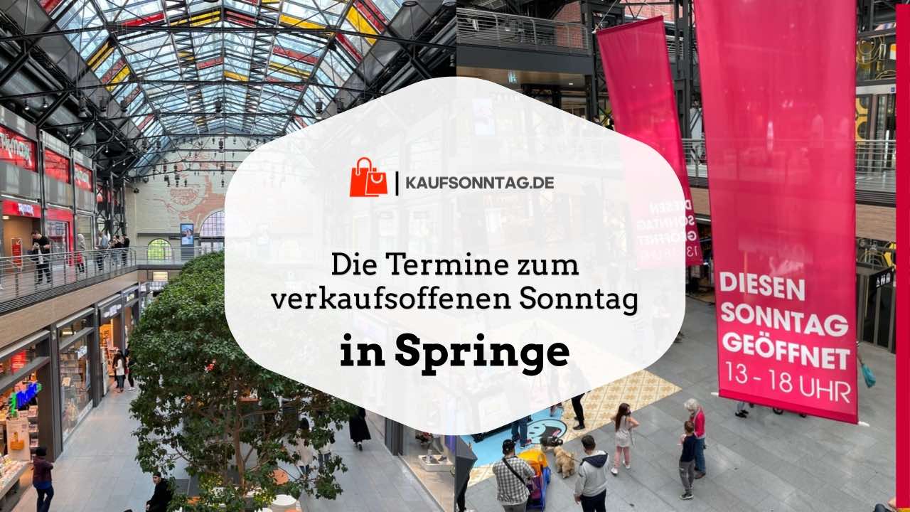 verkaufsoffener Sonntag