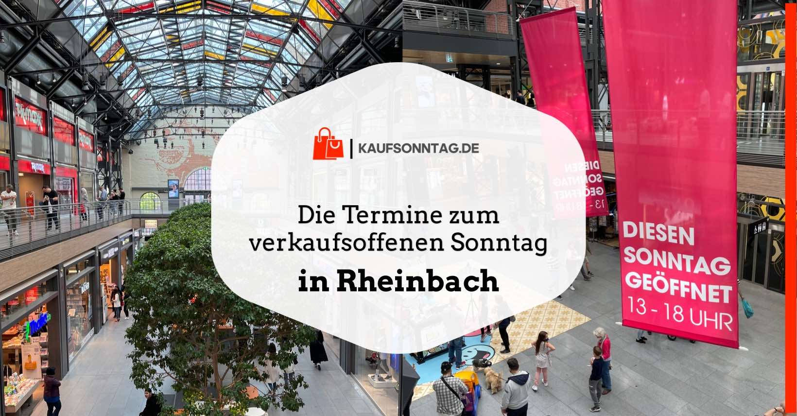 Termine zum verkaufsoffenen Sonntag in Rheinbach