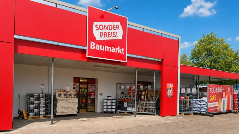 Verkaufsoffener Sonntag bei Sonderpreis Baumarkt