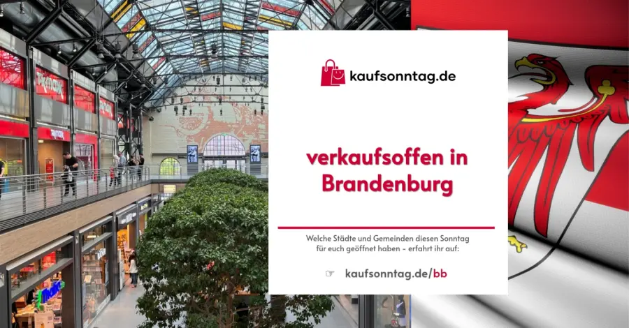 verkaufsoffener Sonntag Brandenburg